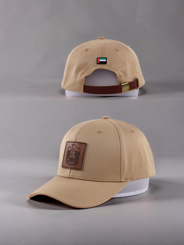 - (A) Leather UAE Falcon Cap