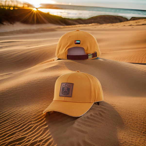 - (A) Leather UAE Falcon Cap