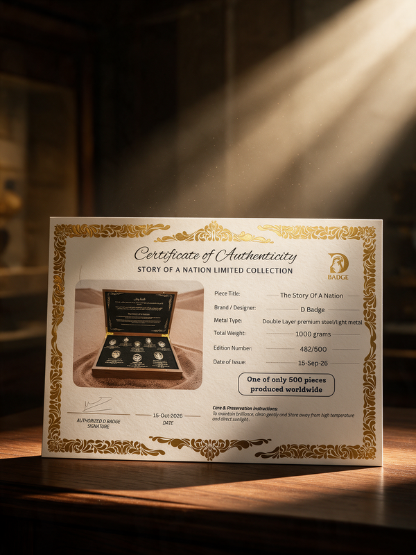 (The Story of a Nation – Limited Edition Collector's Box (No. 001–250) | قصة وطن – إصدار محدود)