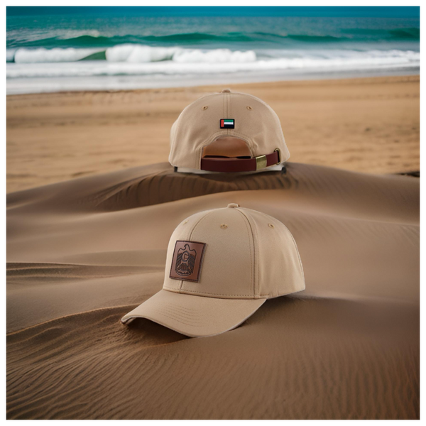 - (A) Leather UAE Falcon Cap